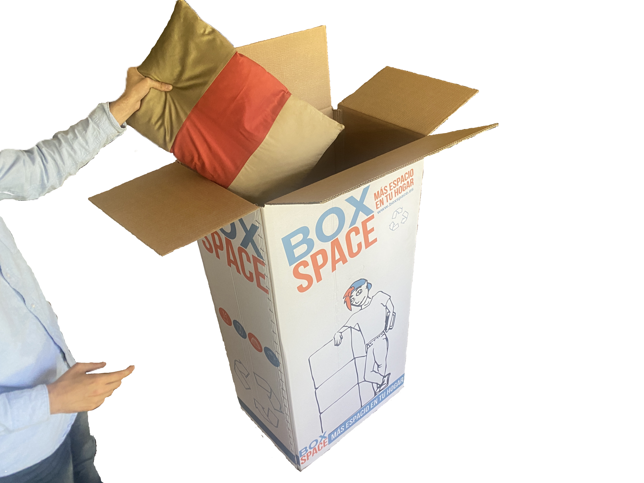 Caja Boxspace Armario abierta