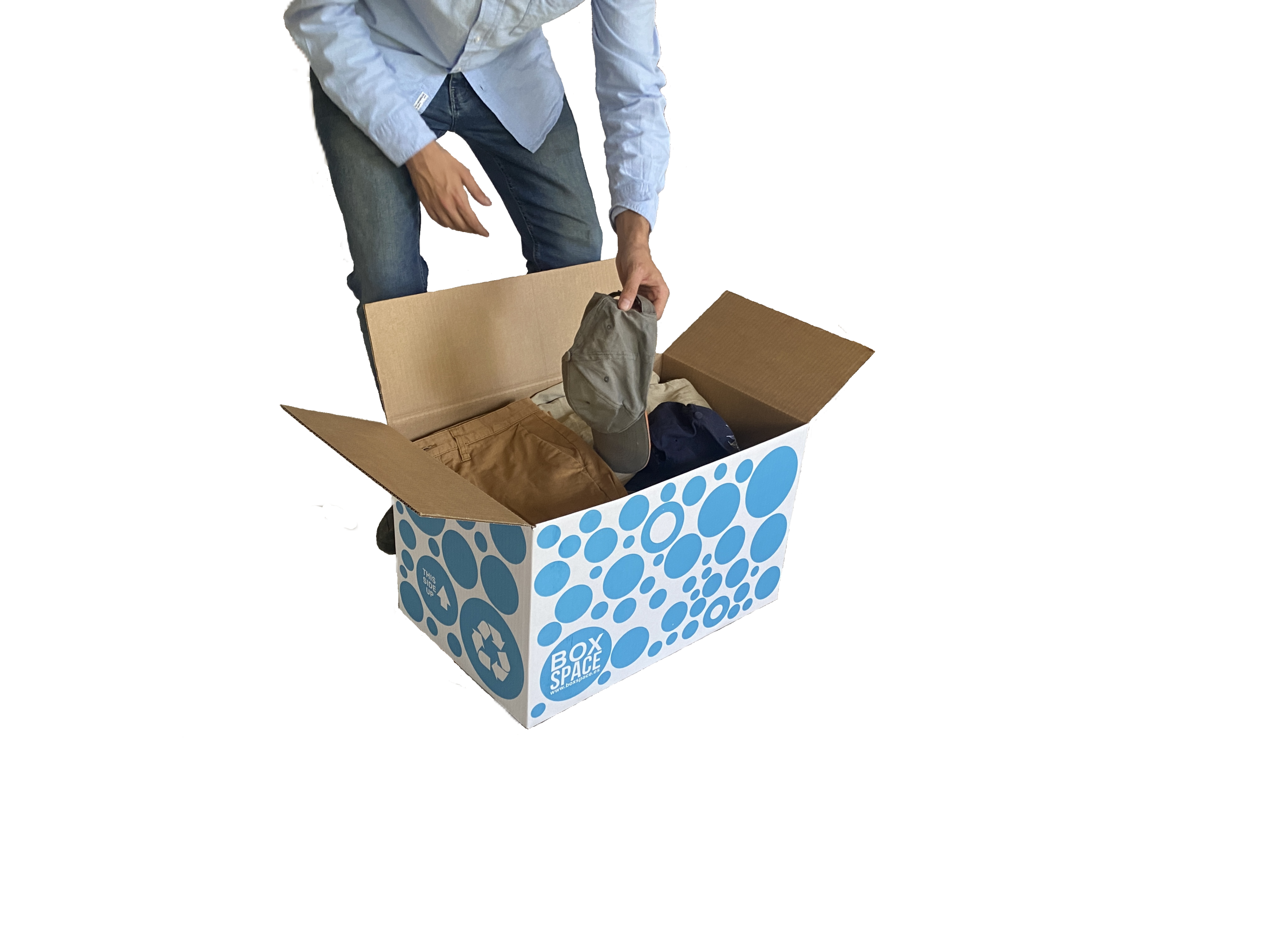 Caja Boxspace Cofre abierta